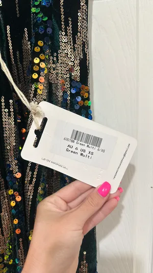 Hello Molly Dress EMERALD HILLS DRESS GREEN SEQUINS thumbnail 8
