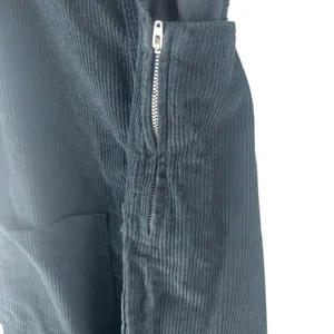 Unban Outfitters BDG Black Corduroy Overalls adjustable strap Front Pocket S thumbnail 4