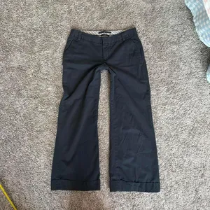Gap Women's Grey and Black Trousers thumbnail 7
