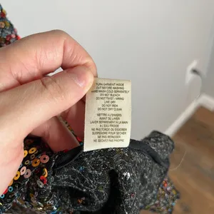 Free People sequin sheer mini dress thumbnail 5