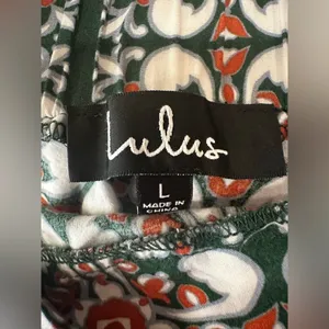 Lulus Boho Glam Open Back Medallion Print Bell Sleeve Mini Dress Size Large thumbnail 10