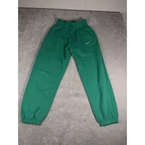 Nike Sportswear Club Fleece Jogger Pants Women's S Kelly Green Swoosh thumbnail 3
