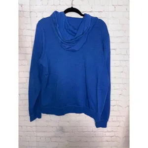 Nike NFL New York Giants‎ Royal Blue Pullover Hoodie Women Large Graphic Swoosh thumbnail 2