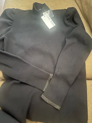 Nine West Black Blouse Long Sleeve thumbnail 1