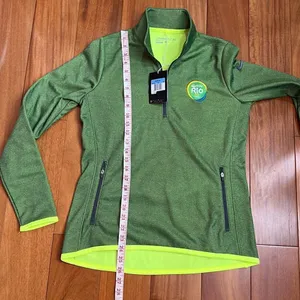 NWT Nike Rio Golf 2016 Olympic Thermr-fit Fleece Lined‎ Half Zip Pullove size M thumbnail 10