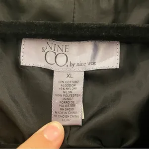 Nine & CO by Nine West Women's Black Trench Coat size‎ XL thumbnail 4