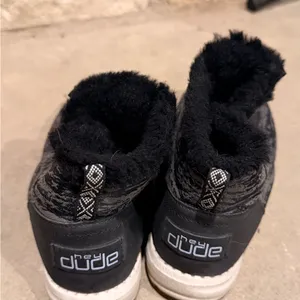 Hey Dude Black Fur Shoes thumbnail 4