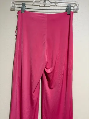 I.AM.GIA Nyx Hot Pink Lace Up Flare Pants thumbnail 9