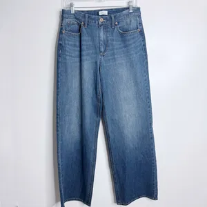 NWOT Market & Spruce Wide Leg Jeans‎ Blue Size 8 Clean Girl Minimalist Modern thumbnail 2