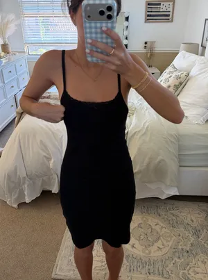Brandy Melville Black Dress Mini  thumbnail 1