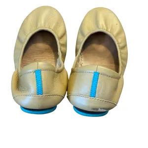 Tieks By Gavrieli Tan Brown Leather Comfort Foldable Flats Shoes Woman Sz 8 thumbnail 5