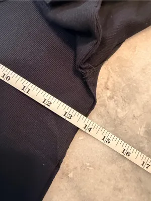 NWOT We The Free Size M Free People Ribbed V-Neck Long Sleeve Fitted Top Raw Hem thumbnail 6