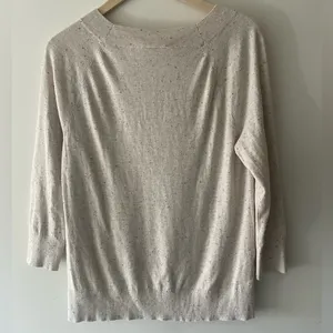 Loft Cream‎ Speckled Sweater thumbnail 2