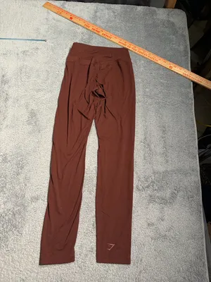 Gymshark x Whitney Simmons brown leggings collab thumbnail 7