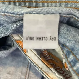 Vintage Hard‎ Rock Cafe Orlando W Roma Pin Cotton Jean Jacket in Blue Size 10 thumbnail 7
