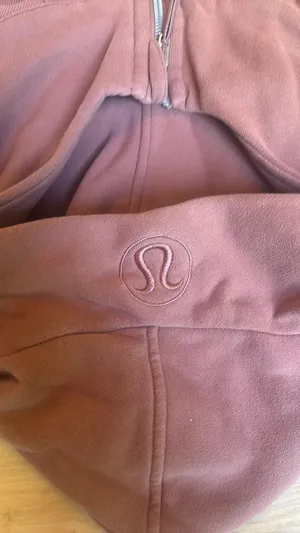 Lululemon Oversized Scuba Half-Zip in spiced chai in M/L thumbnail 6
