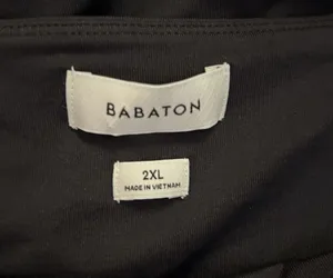 Babaton Aritzia Bodysuit Womens 2XL Black Snap Button Thong One Piece thumbnail 7