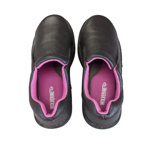 Wolverine Bailey Slip On Brown Leather Boots Shoes Womens‎ 8.5W Wide Work W10192 thumbnail 6