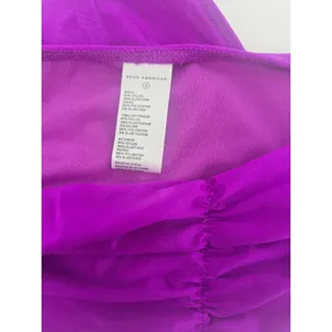 Good American Bikini Set Womens 4 Purple‎ Ruched High Waist Underwire Balconette thumbnail 4