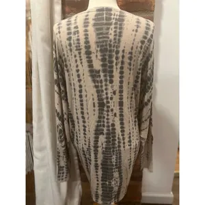 Enti Long Sleeve Super Soft Boho Hippie Tiedye Large Sweater Rayon thumbnail 4