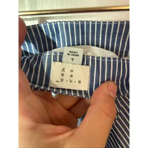 A new day asymmetric blue stripe skirt size 4 thumbnail 6
