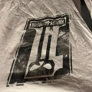 Harley-Davidson Gray and Gold Graphic Tee thumbnail 3