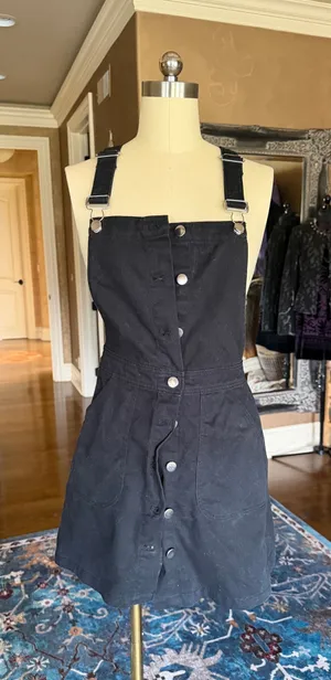 Button Up Dress Black Size 6 thumbnail 1
