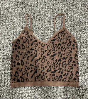 Cheetah Print Top Brown thumbnail 1