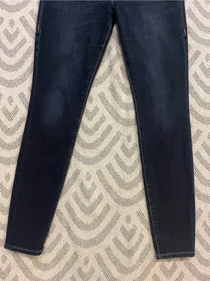 BIG STAR // THE BUCKLE Womens Alex Skinny Non-Distressed Dark Wash Blue Jeans 28 thumbnail 3