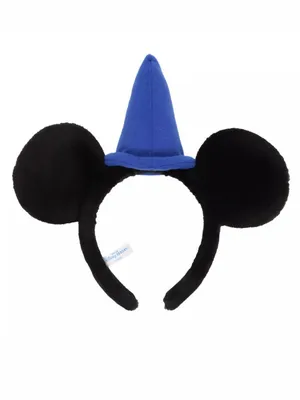 Tokyo Disney Resort Sorcerer Fantasia Mickey Mouse Plush Fuzzy Headband Ears thumbnail 2