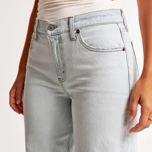 Abercrombie Mid Rise Straight Jean In Color Super Light thumbnail 2