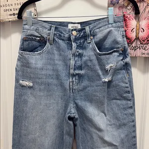 Pistola charlie high rise distressed straight leg Jeans thumbnail 3