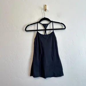 Split59 | Racerback Y Athletic Workout Tank Top‎ in Black thumbnail 2