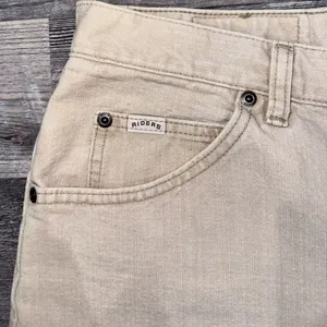 Riders Tan Denim Jeans Size 10 thumbnail 4