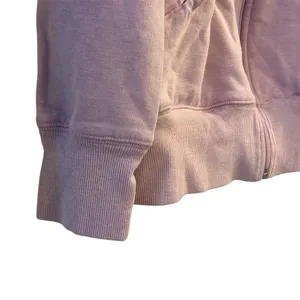 Zella Women's‎ M Pink Ruched Long Sleeve Zip Front Hoodie Jacket thumbnail 7