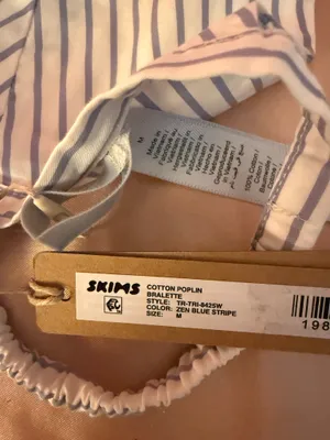 SKIMS Cotton Poplin Bralette  thumbnail 4