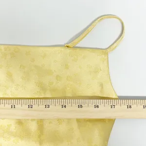 L.A. Hearts‎ x Pacsun Cowl Neck Floral Embossed Butter Yellow Slip Dress Size S thumbnail 10