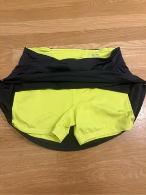 C9 By Champion Tennis Skort Yellow & Grey Athletic Skirt Size Small thumbnail 3