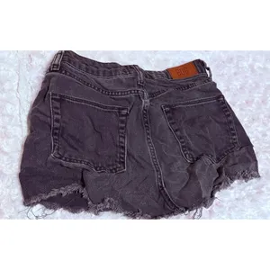 BDG Urban Outfitters Black Distressed Denim Mom Skirt Frayed‎ Hem Size W25 L32 thumbnail 9