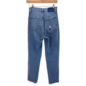 Abercrombie Fitch The‎ 90s Straight Ultra High Rise Jeans Medium Wash Size 27 4L thumbnail 3