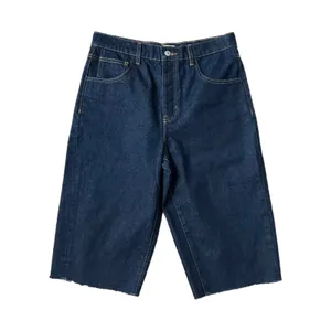 Free People We The Free Jam Session Relaxed Denim Capri Dark Wash Raw Hem Sz 28 thumbnail 2