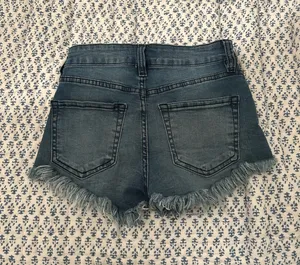 Pink Lily Nature Denim Jean Shorts thumbnail 3