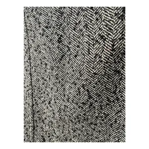 White House Black Market Skirt Size 8 Black White Pencil Lace Hem Lined Career thumbnail 7