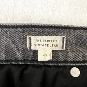 Madewell The Perfect Vintage Jean Gray Denim Jeans thumbnail 6