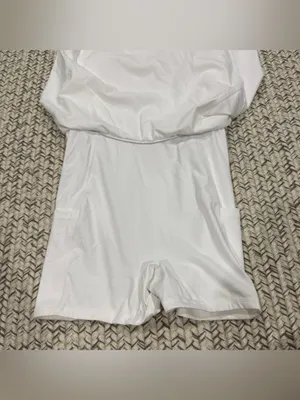 NWOT Halara White SoftlyZero Airy U Neck 2-in-1 Pocket Mini Active Dress thumbnail 9