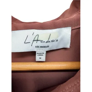 L'Academie Revolve Maxi Shirt Dress M Dusty Mauve Utility No Belt Minimalist thumbnail 3