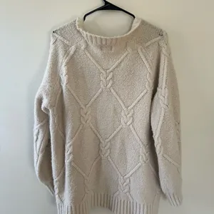Lush Cream Knit Cardigan thumbnail 3