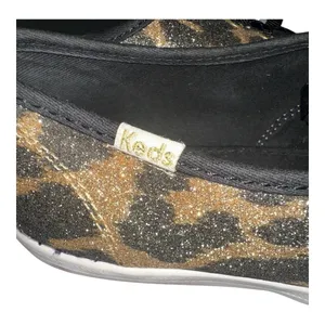 Keds x Kate Spade Leopard Print Glitter‎ Sneakers, Size 9 thumbnail 4