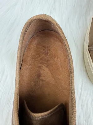 Frye Mindy Low Lace Up Leather Sneakers Size 8 Taupe 3472365-GRY thumbnail 10