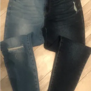 Adorable 2 Toned Jeans Blue thumbnail 6